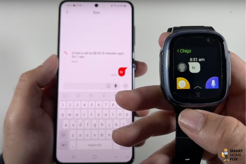 Man sieht das Display der XPLORA X5 Play.